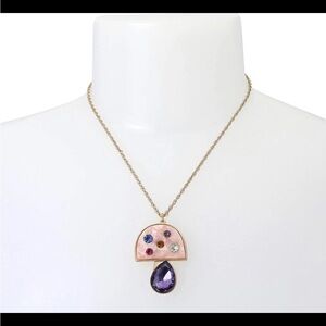 Betsey Johnson Enchanted Mushroom Pendant Necklace